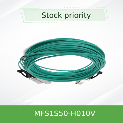 Cables MFS1S50-H010V 200Gb/S de VPI HDR y de ETH Infiniband Mellanox AOC
