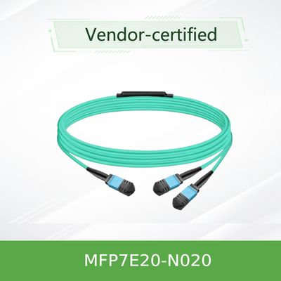 Cable de fibra óptica multimodo con divisor Nvidia Mfp7e20-Nxxx Mfp7e20-N020 Mmf, MPO12 APC a 2xmpo12 APC