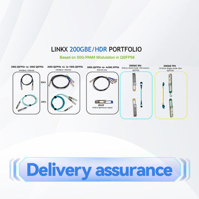 transmisor-receptor óptico QSFP+ 850nm MMA1B00-B150D MPO SR4 el hasta 150m de 40GbE DDMI Mellanox
