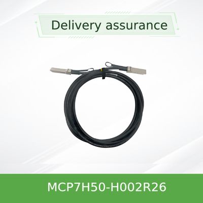 MCP7H50-H002R26 Cable de banda ancha 200Gb/s a 2x100Gb/s 2.0m 26AWG