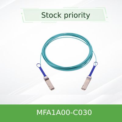 AOC óptico activo Mellanox 100GbE telegrafía MFA1A00-C030 QSFP LSZH los 30m