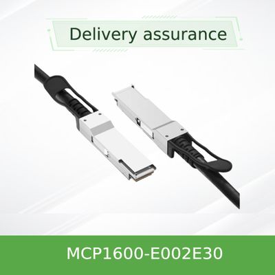 El cable DAC de EDR Mellanox 100 g QSFP28 MCP1600-E002E30 IB 100 Gb/s es de 2m