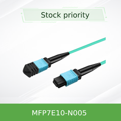 Cables de fibra óptica multimodo de MFP7E10-N005 MPO-12 APC a MPO-12 APC