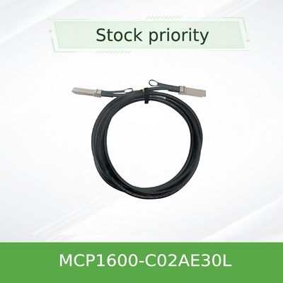 los 2.5m 100GbE QSFP28 Mellanox DAC Cable Network MCP1600-C02AE30L