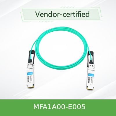 MFA1A00-E005 cable óptico activo InfiniBand EDR hasta el cable de 100Gb/S QSFP LSZH los 5m Mellanox AOC