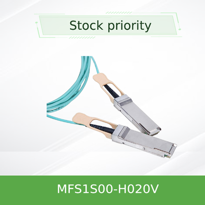 Cable óptico activo de alto rendimiento 200G QSFP56 20M-AOC MFS1S00-H020V