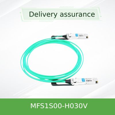 La red de cable de AOC del mellanox de MFS1S00-H030V IB 200G telegrafía el estado latente bajo de alta velocidad QSFP56 de los 30M