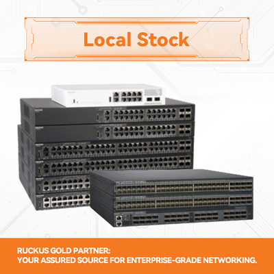 Nuevo conmutador Ethernet compacto y acumulable original de Ruckus Icx8200-C08zp PoE++