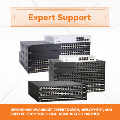 Nuevo conmutador Ethernet compacto y acumulable original de Ruckus Icx8200-C08zp PoE++