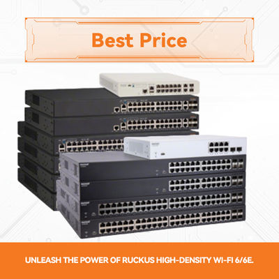 Switch gestionado Ruckus ICX 8200-48PF para una transmisión de datos confiable