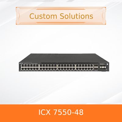 Switch apilable RUCKUS ICX 7550-48 — Multigigabit PoE++ 802.3bt Uplinks 100GbE
