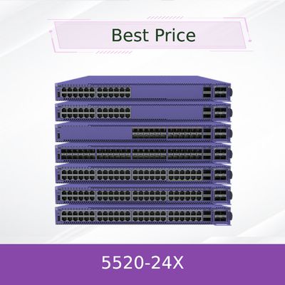 Interruptor de red extremo de 24 puertos Interruptor de rack montable modelo 5520-24X