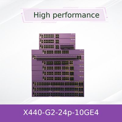 Interruptor de red extremo de la serie X440 Interruptor X440-G2-24p-10ge4 Extremo Xos