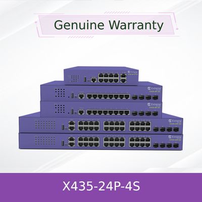 Switch AVB X435 Extreme Networks X435 de 24P, 4S, 68 Gbps, 50.6 Mpps, nuevo y original