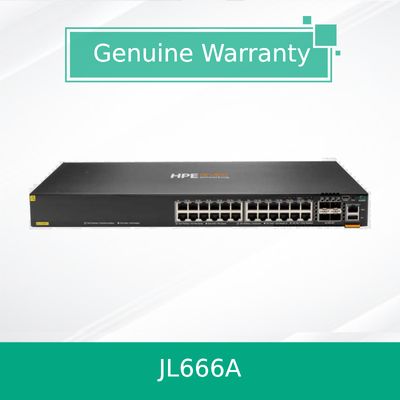 Jl666A 6300f Serial 24X Puertos 10/100/1000baset Puertos Poe+ y 4X Puertos SFP 1/10/25/50g Switch Ethernet de red