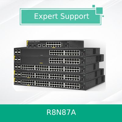 Switch Hpe Aruba Networking Cx 6000 24G Class4 Poe 4SFP 370W (R8N87A) Nuevo y Original