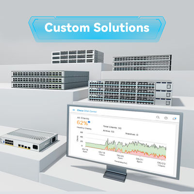 C9200-24t-a Nuevo acceso de Cisco Catalyst 24X 1g RJ45 Puertos Gigabit Ethernet Interruptor modular de empresa C9200-24t-a