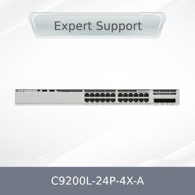 Nuevo original de fábrica sellado C9200L-24p-4X-a 9200L 24-puerto Poe + 4 X 1g Red de ventaja Cisco Switch C9200L-24p-4X-a