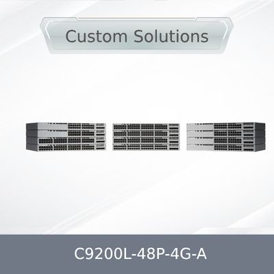 Cisco Nuevo original C9200L-48p-4G-a 9200L 48 puerto 10/100/1000 Poe+ 4X1g Uplink Switch Red ventaja C9200L-48p-4G-a