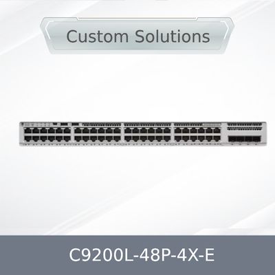 Nuevo Original en Stock C9200L-48p-4X-E Cisco Catalyst 9200L 48 puertos PoE+ 740W 4X10g Uplink, Switch de red