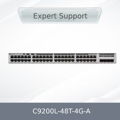 Interruptor de red Cisco C9200L-48t-4G-a de la serie C9200L original de la marca, 48 puertos