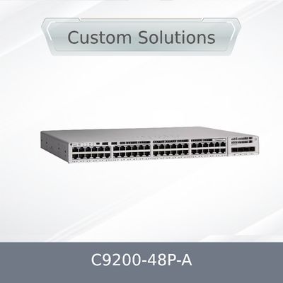 Alta calidad Cisco C9200-48p-a C9200 Serie 48 puertos Poe + Switch de ventaja de red