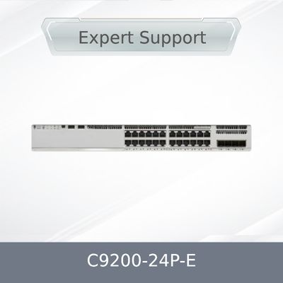 C9200-24p-E original 9200 Layer 2 Ethernet 24 puertos Poe Switch de red con función Qos