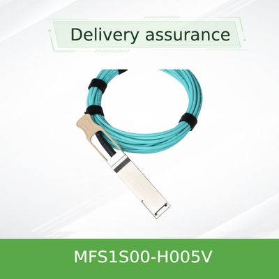 Cable óptico activo QSFP56 de 200 Gb/s NVIDIA MFS1S00-H005V - 5 m, tarjeta de red de centro de datos de alta velocidad