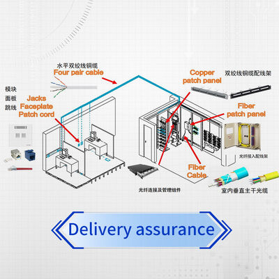 NPC6ASZDB Shielded Cat6E Patch Cable - High-Speed 10Gbps Ethernet Cord with RJ45 Connectors