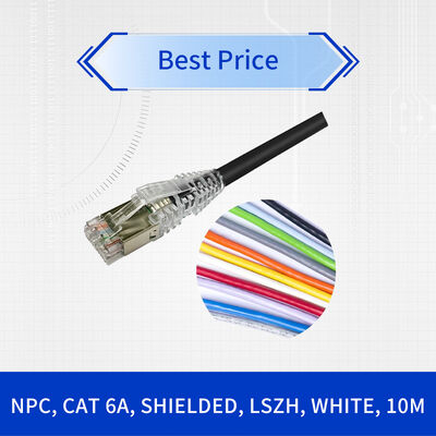 Cable de conexión Ethernet SFTP Cat6E de grado industrial - Cable de red blindado NPC6ASZDB con protección LSZH
