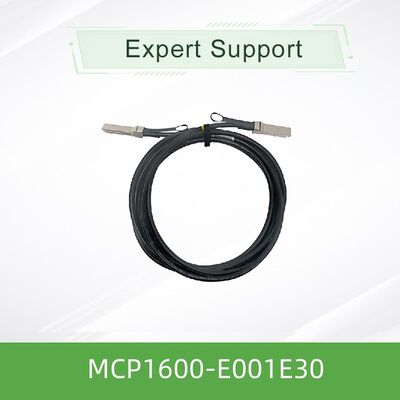 Mellanox MCP1600-E001E30 Cable de Cobre de Conexión Directa QSFP28 de 100 Gb/s