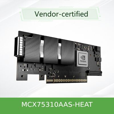 ConectX‐7 MCX75310AAS‐HEAT 400G NDR Smart NIC ¢ Encriptación en línea y PCIe Gen5