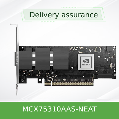 Adaptador RDMA de puerto único ConnectX-7 MCX75310AAS-NEAT 400G para AI, HPC y centros de datos en la nube