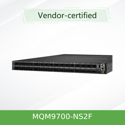 NVIDIA Mellanox MQM9700-NS2F NDR 400Gb/s Conmutador de banda Infini (64-puerto QSFP56)