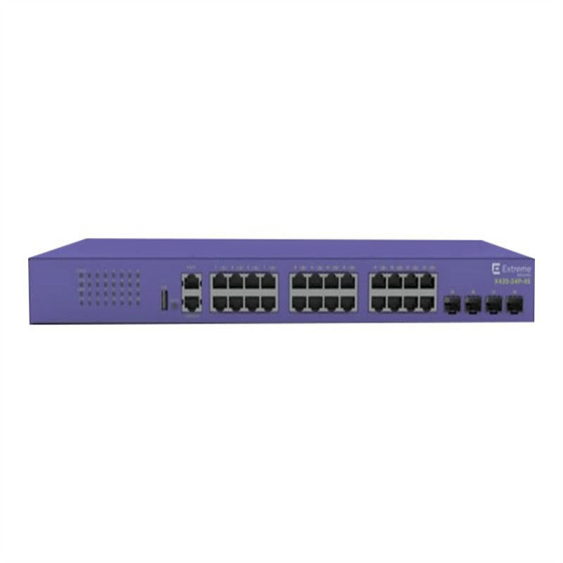 La red extrema semidúplex completa AVB de 802.3at Poe X435 cambia 24T-4S 48 los puertos 216Gbps