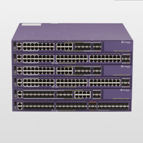 24ports interruptor extremo apilable X460-G2-24t-GE4-Base 216Gbps de la red AVB