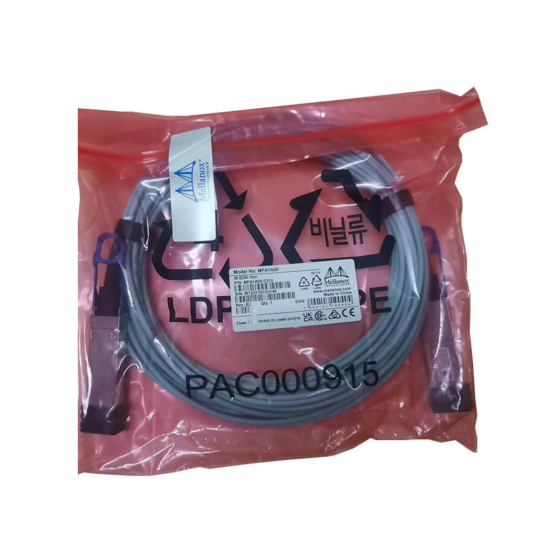 VCSEL basó el cable MFA1A00-E015 IB EDR de QSFP Mellanox AOC hasta 100Gb/S