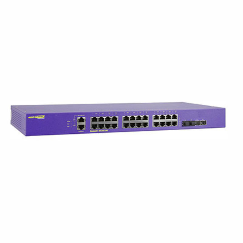 Switch AVB X435 Extreme Networks X435 de 24P, 4S, 68 Gbps, 50.6 Mpps, nuevo y original