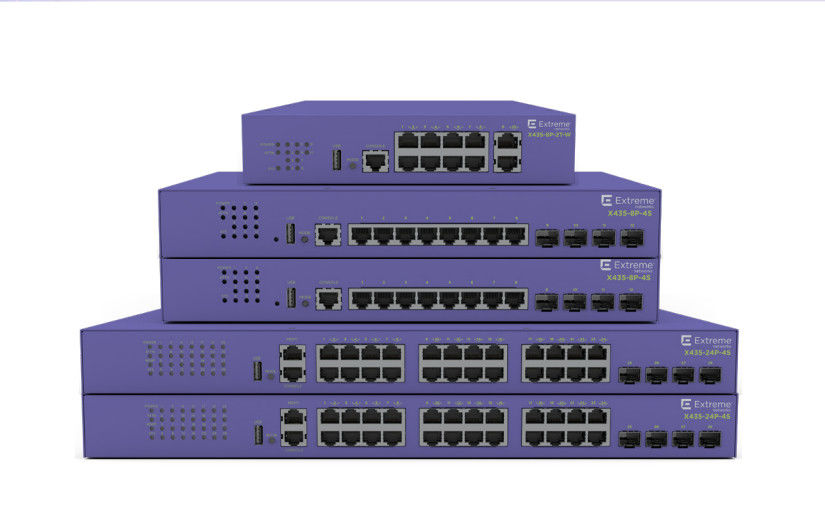 Switch AVB X435 Extreme Networks X435 de 24P, 4S, 68 Gbps, 50.6 Mpps, nuevo y original