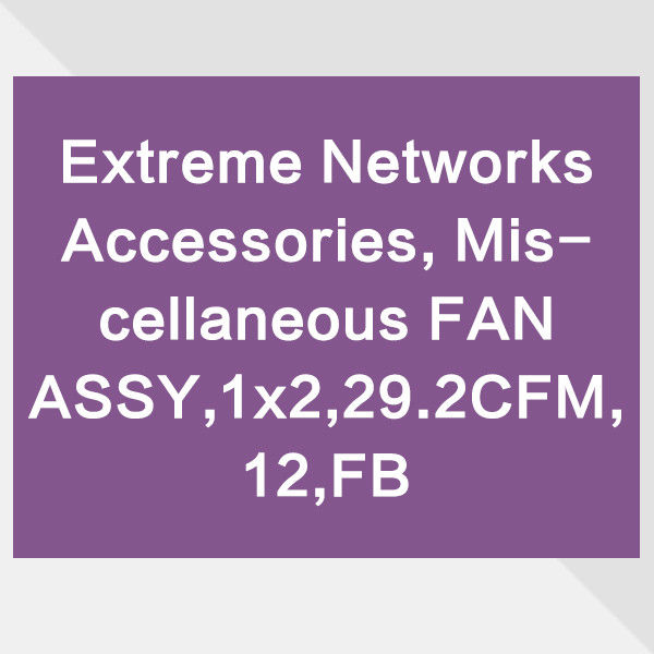 cambie la licencia de X690 OEM Network Switch Fan 17115 Extreme X690 Suministro de aire delantero y trasero