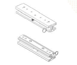 R3J18A de encargo Aruba Kit Aruba Ap Wall Mount de montaje en el techo AP-MNT-MP10-D
