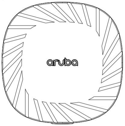 Se dobla la radio el campus AP 515 Aruba Wifi de 510 series 6 antenas internas 802.11ax unificó el AP