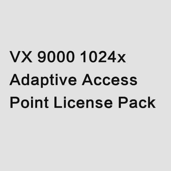 la licencia del interruptor VX de 9000 puntos de acceso inalámbricos extremos adaptantes de 1024x VX9000 autoriza el paquete
