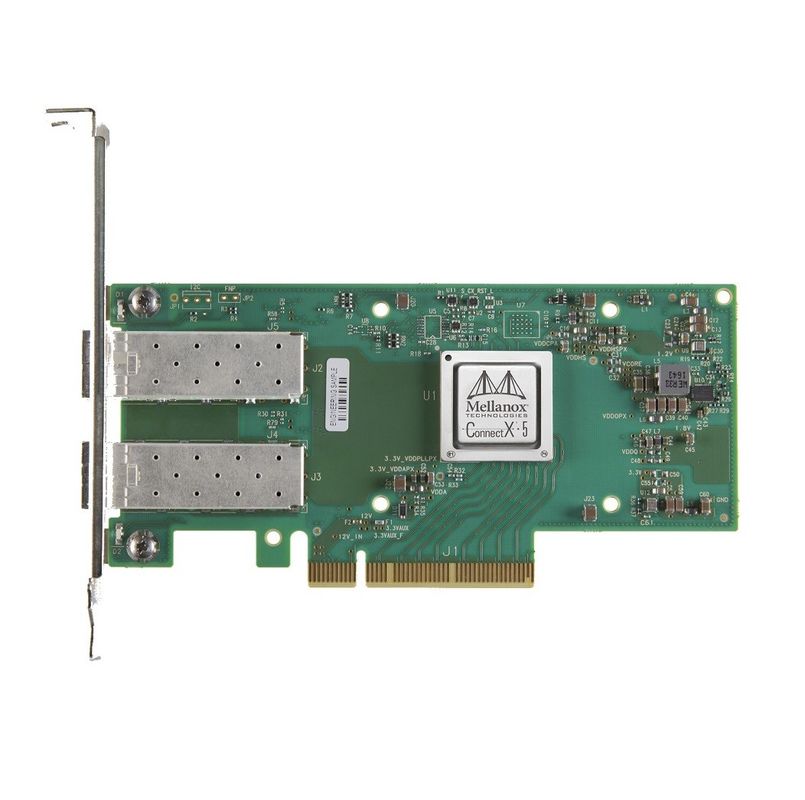 EN atado con alambre de encargo de la tarjeta MCX512A-ACAT ConnectX-5 de SFP Pcie de la tarjeta de Ethernet de Mellanox 10gb