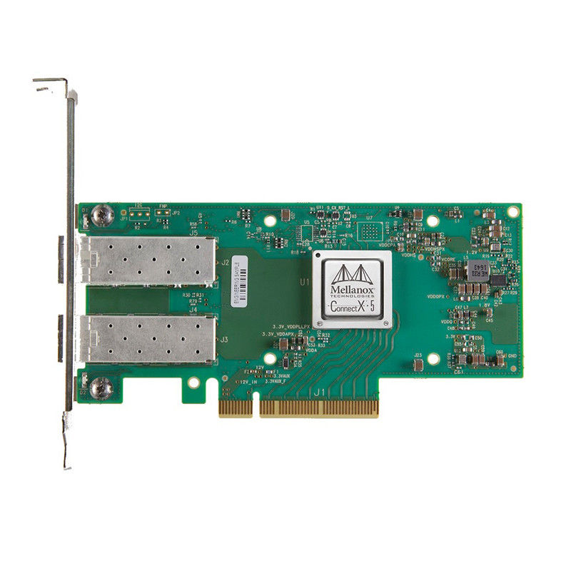 EN atado con alambre de encargo de la tarjeta MCX512A-ACAT ConnectX-5 de SFP Pcie de la tarjeta de Ethernet de Mellanox 10gb