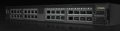 Interruptor MSN3700-VS2FC 200GbE 1U de Linux del cúmulo del interruptor de red abierta de 2 fuentes de alimentación Mellanox de la CA