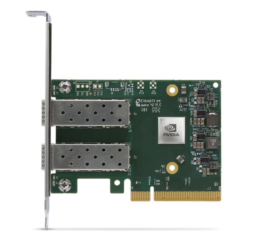 La tarjeta de red de Mellanox del interfaz del EN de ConnectX-6 DX MCX623105AN-VDAT 100GbE se dobla QSFP56 portuario