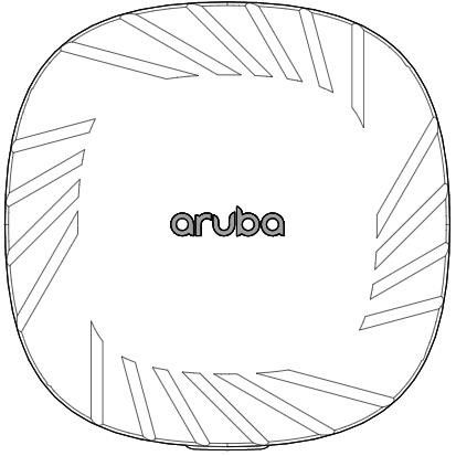 530 radio dual unificada puntos de acceso inalámbricos de Aruba de la serie AP-535 (RW) 4x4: 4 802.11ax