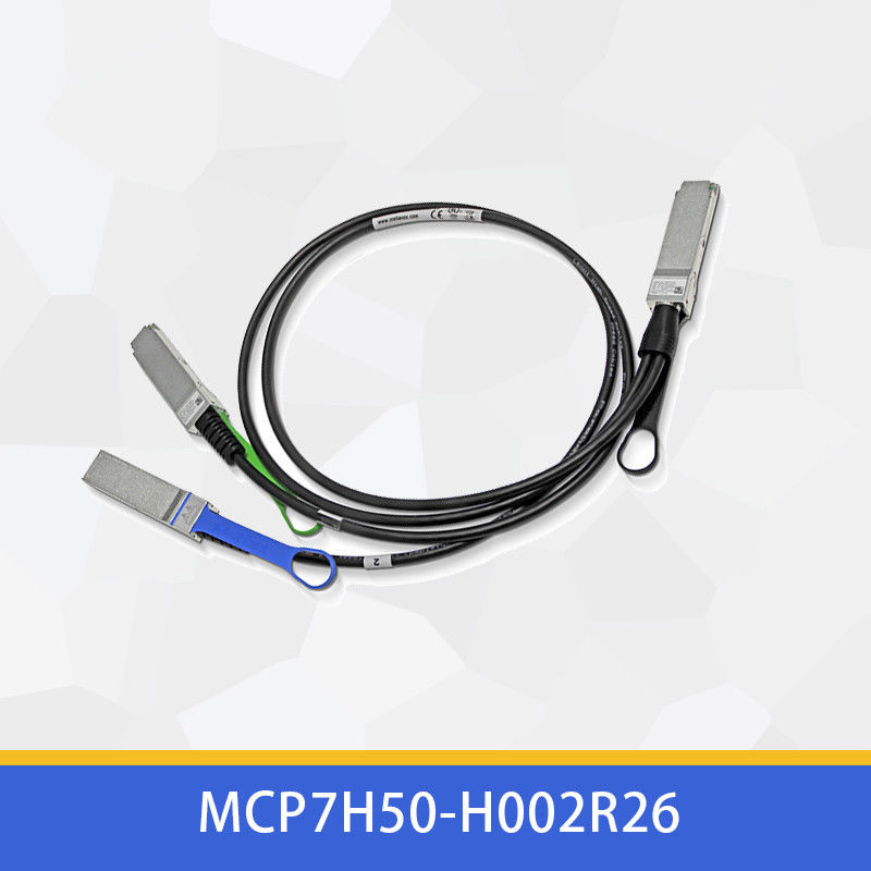 cable MCP7H50-H002R26 MCP7H50-V0xxR QSFP56 de los 2m HDR100 Mellanox DAC Cable Direct Attach Fiber