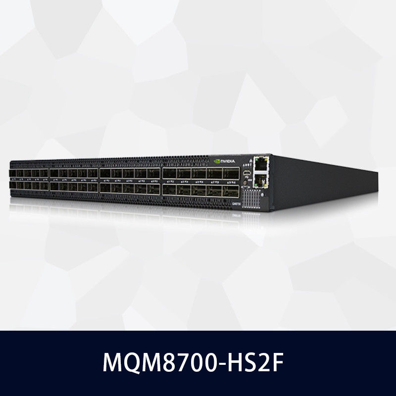 Switch Infiniband HDR gestionado Mellanox 200gb Switch MQM8700 40 puertos MQM8700-HS2F(920-9B110-00FH-0MD)